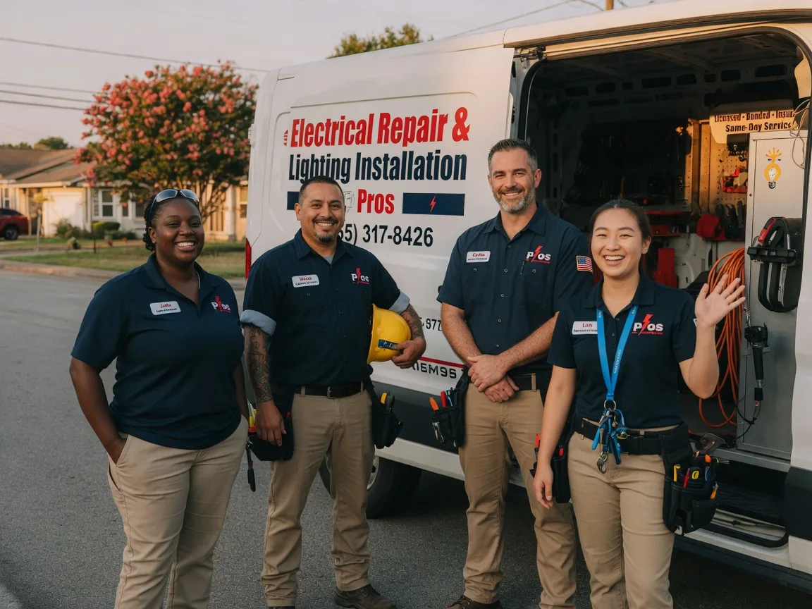 Licensed Electrician company in Telferner, TX